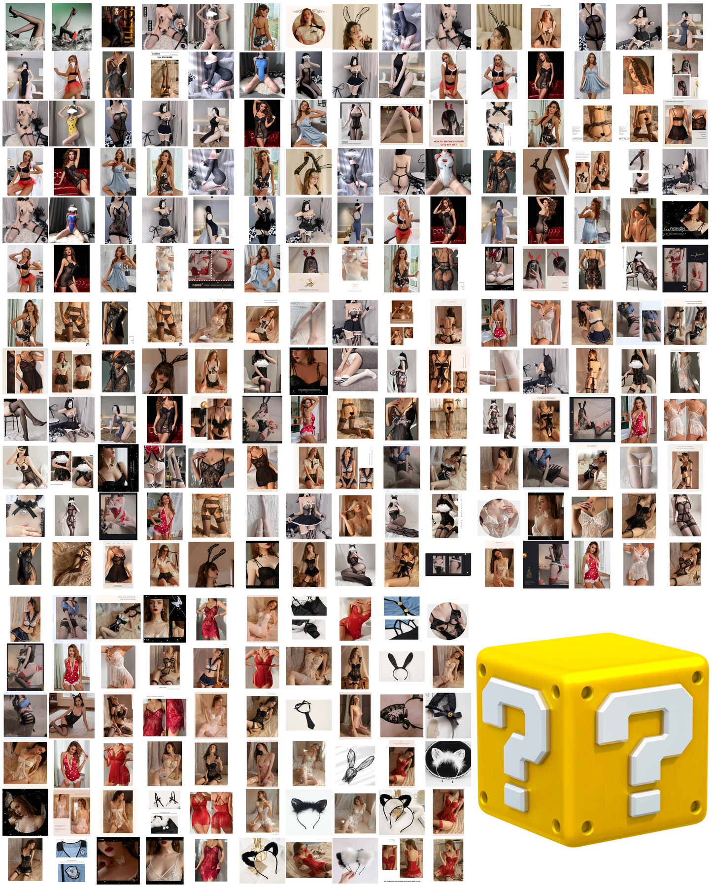 Up to 95% Off ! $2.00 Each ! Sexy lingerie blind box for 15/20/36 pieces!