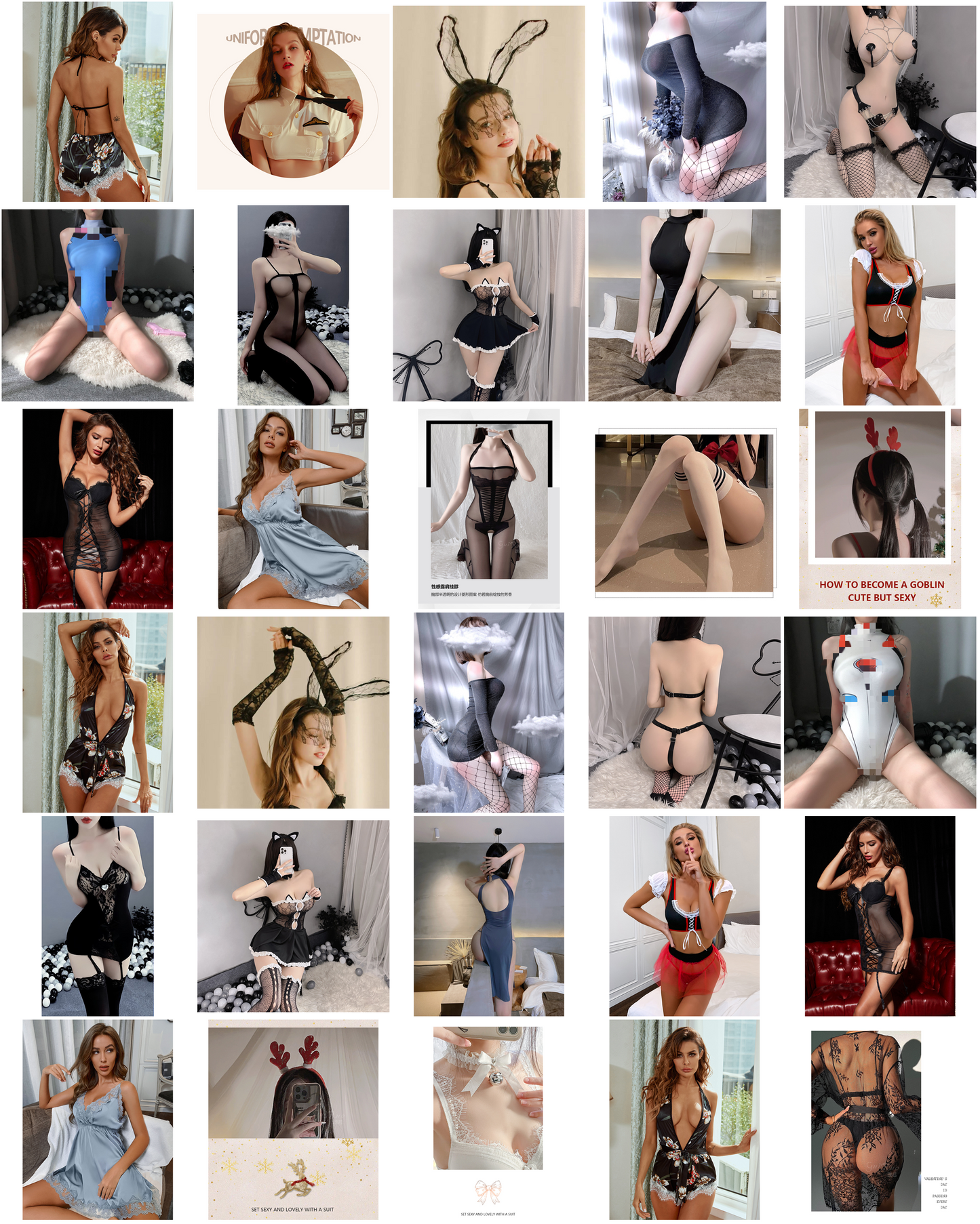 Up to 95% Off ! $2.00 Each ! Sexy lingerie blind box for 15/20/36 pieces!