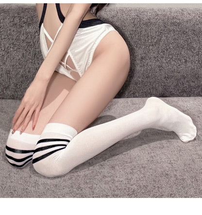 Japanese college style sweet perspective student stockings